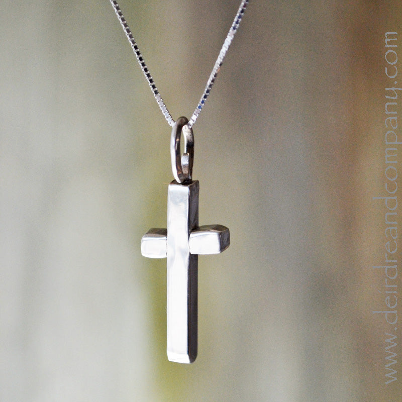 Original Peter Cross Necklace in Sterling Silver