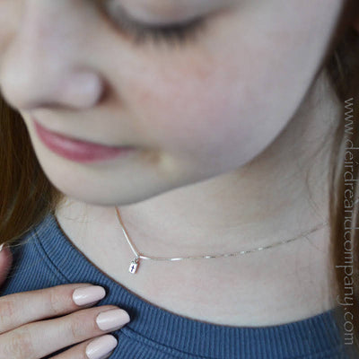 Itty Bitty Silver Necklaces with Teeny Tiny Charms