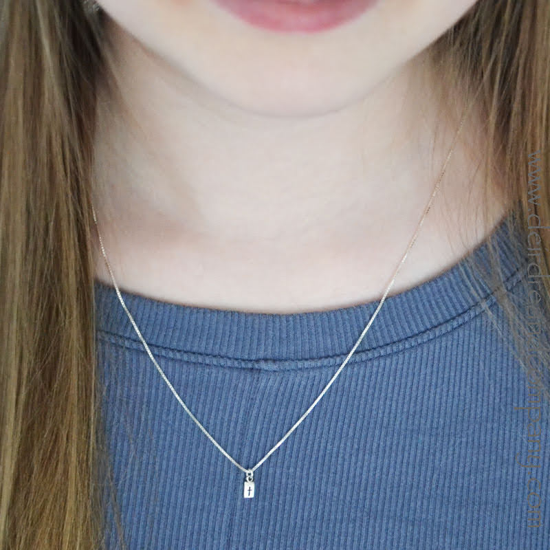 Itty Bitty Silver Necklaces with Teeny Tiny Charms