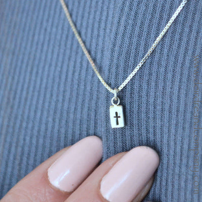 Itty Bitty Silver Necklaces with Teeny Tiny Charms