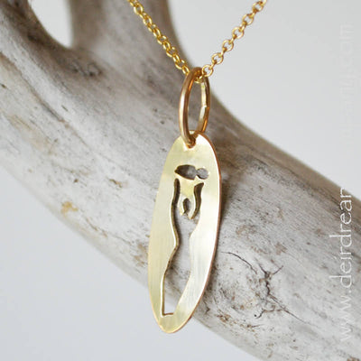 Mother & Child Necklace in Gold or Sterling