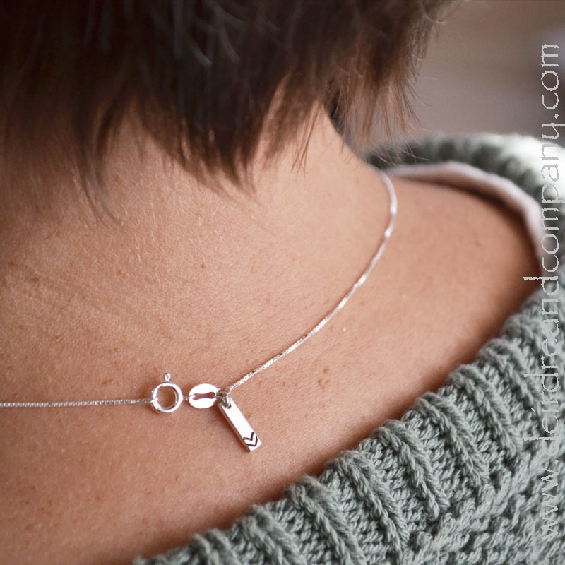 We've Got Your Back Charm in Sterling